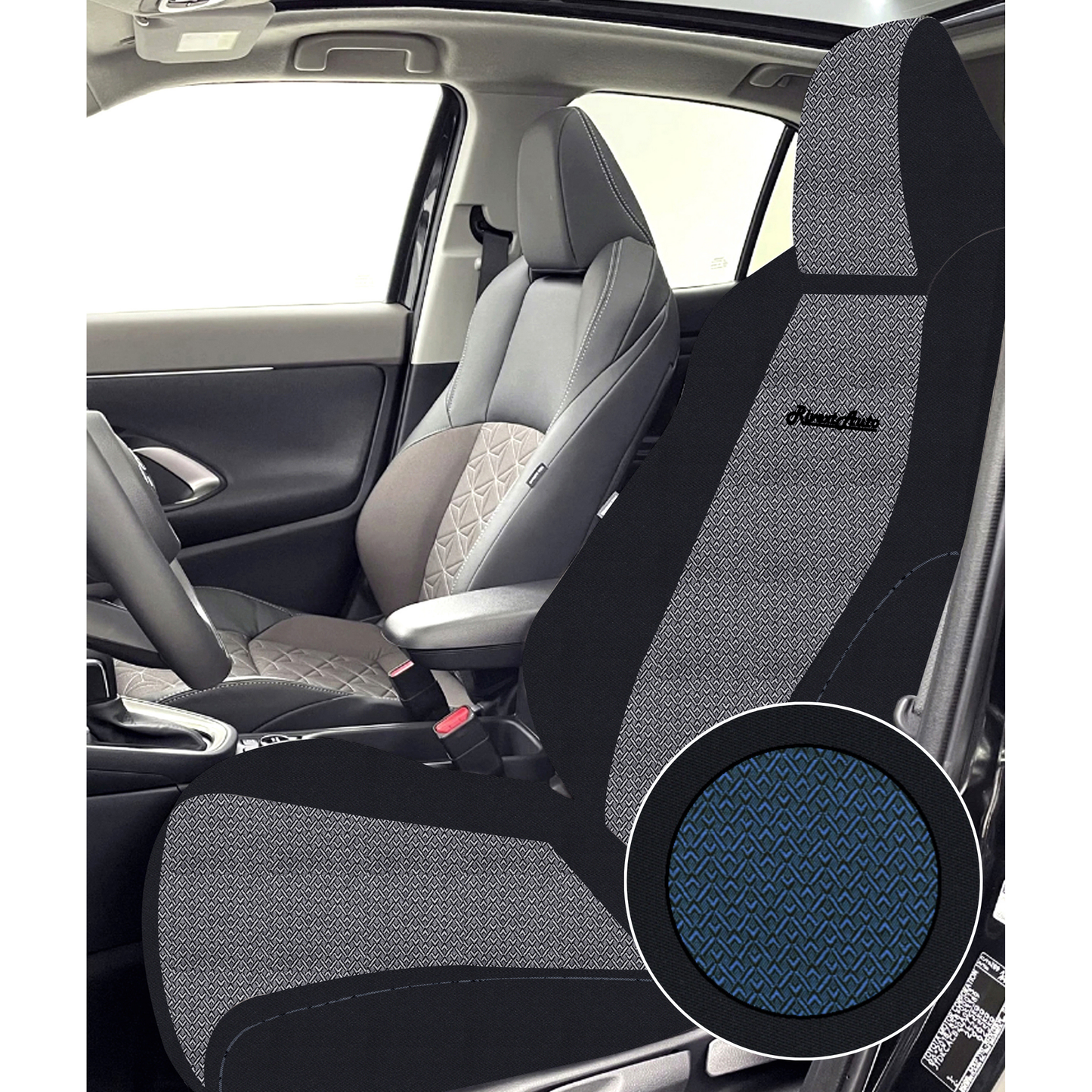 Pegaso Maxi — Coprisedili Anteriori Universali Sport Line Jacquard