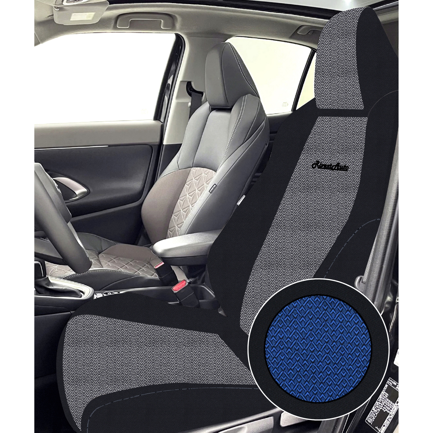 Pegaso Maxi — Coprisedili Anteriori Universali Sport Line Jacquard
