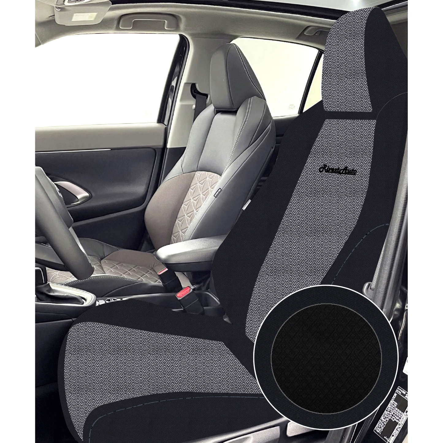 Pegaso Maxi — Coprisedili Anteriori Universali Sport Line Jacquard