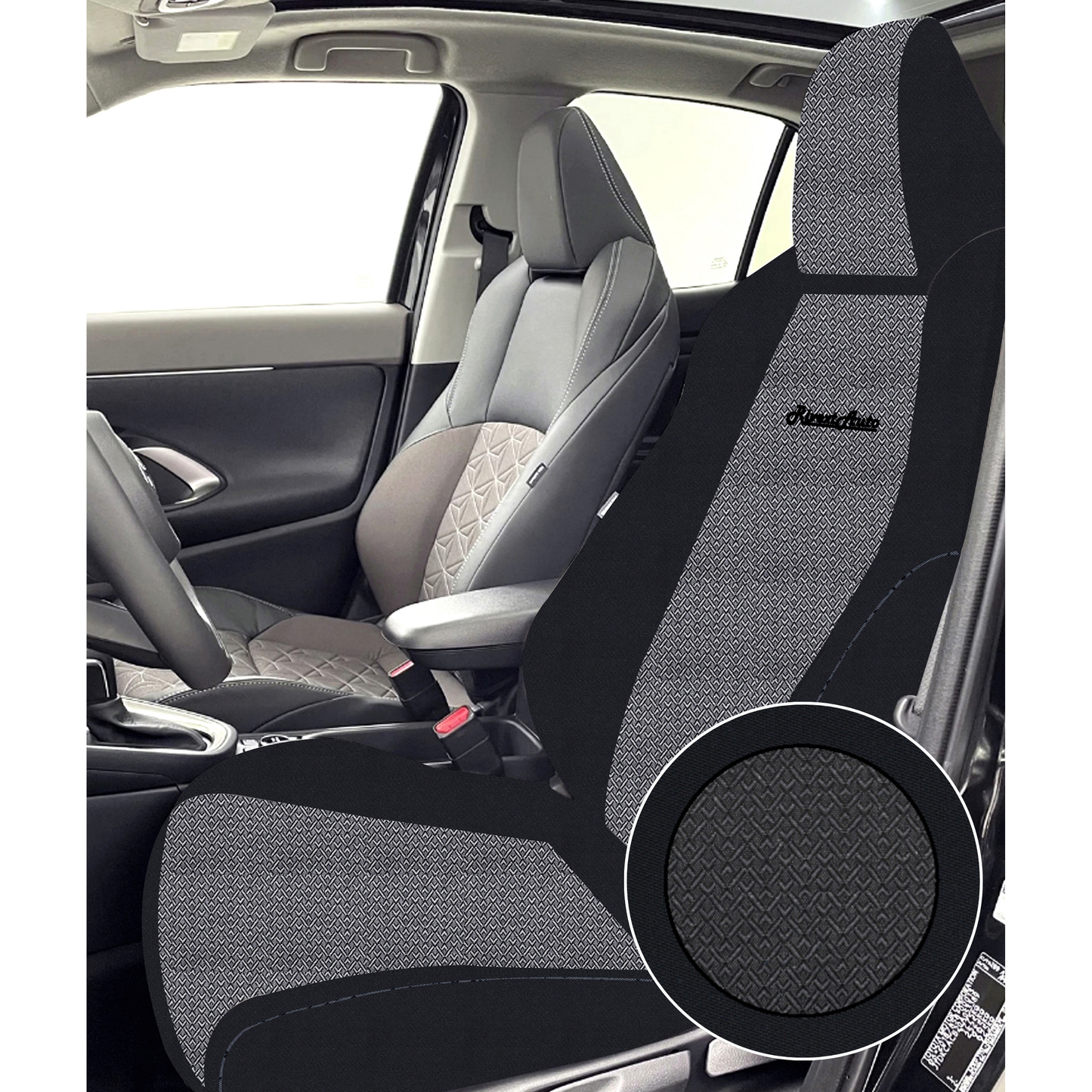 Pegaso Maxi — Coprisedili Anteriori Universali Sport Line Jacquard