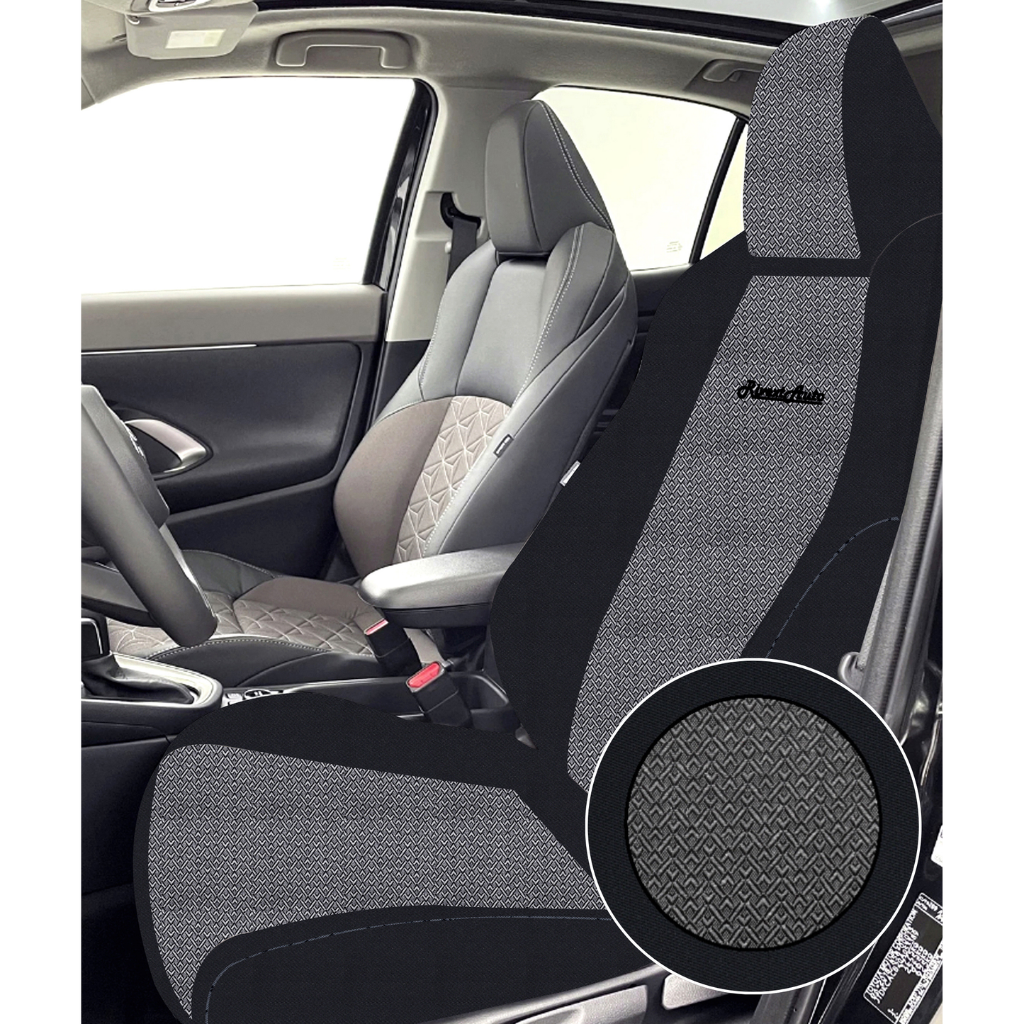 Pegaso Maxi — Coprisedili Anteriori Universali Sport Line Jacquard