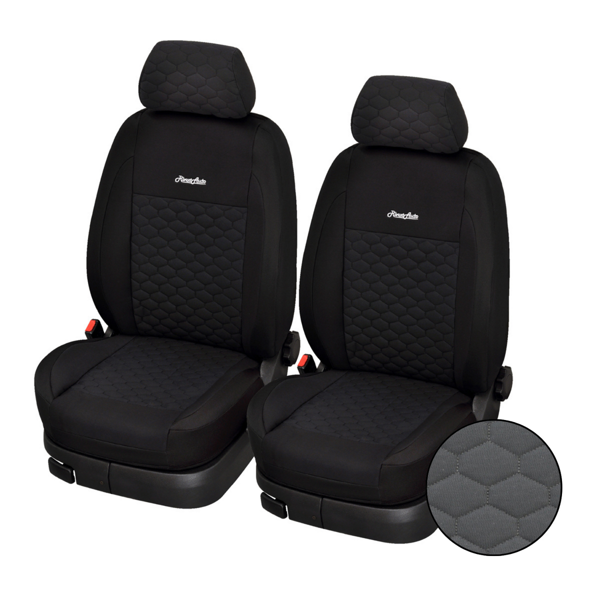 Comfort — Coppia Coprisedili Anteriori Universali per Auto con e senza Airbag Laterali