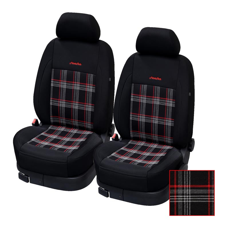 Tartan — Coprisedili Anteriori in Tessuto Tartan