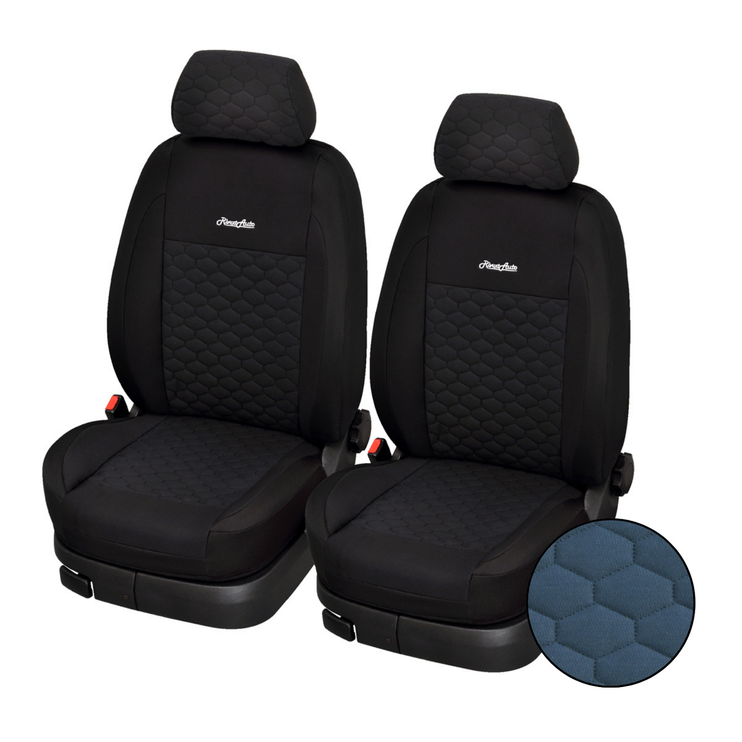 Comfort — Coppia Coprisedili Anteriori Universali per Auto con e senza Airbag Laterali